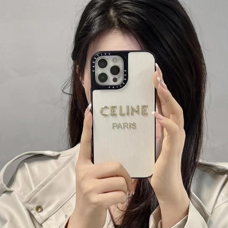 Celine iPhone 14/14proケース ブランド 華やかなロゴ セリーヌ アイフォン14plus/14Pro max スマホカバー 目立つ おしゃれ iPhone 13pro/13pro max/13スマホケース ソフト 落下保護 iPhone12promax/12/12proケース 滑り止め シンプル 男女