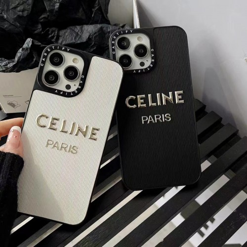 Celine iPhone 14/14proケース ブランド 華やかなロゴ セリーヌ アイフォン14plus/14Pro max スマホカバー 目立つ おしゃれ iPhone 13pro/13pro max/13スマホケース ソフト 落下保護 iPhone12promax/12/12proケース 滑り止め シンプル 男女