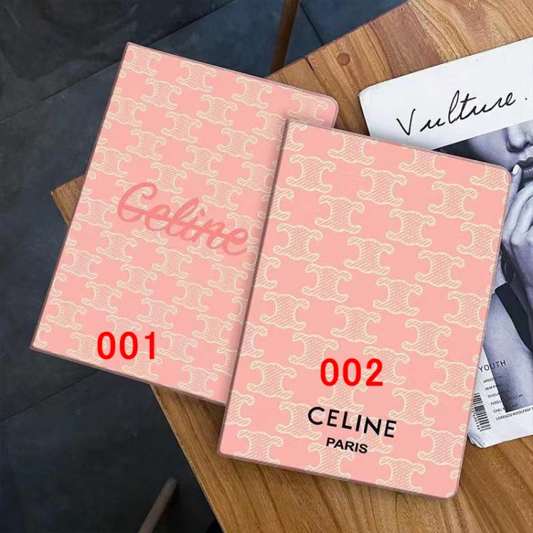 CELINE セリーヌハイブランド iPad AIR 5 2023世代ケース手帳型 ケースipad pro12.9インチカバーブランド男女愛用カワイイ ブランド アイパッドmini6保護カバー スタンド全面保護 ブランド アイパッド ポロ12.9/11インチソフトケース 耐用性 オシャレ