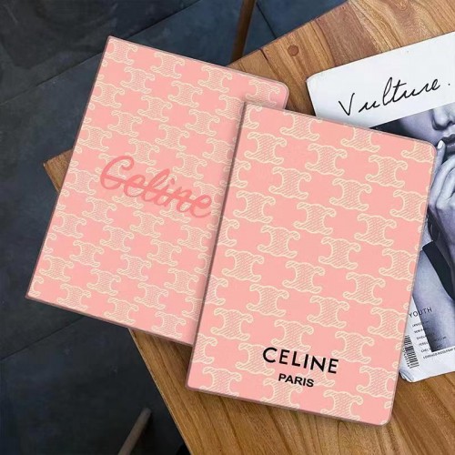 CELINE セリーヌハイブランド iPad AIR 5 2023世代ケース手帳型 ケースipad pro12.9インチカバーブランド男女愛用カワイイ ブランド アイパッドmini6保護カバー スタンド全面保護 ブランド アイパッド ポロ12.9/11インチソフトケース 耐用性 オシャレ