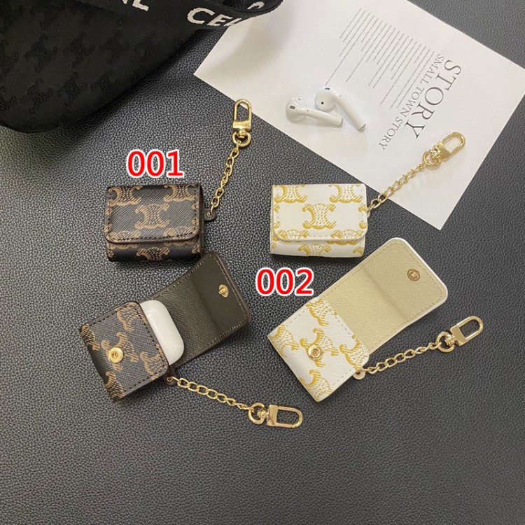 CELINE セリーヌブランドエアーポッズpro2保護ケースかわいいエアーポッズ3/2/1カバー個性メンズ向けAirPods 3/2/1ケースブランドかっこいいブランド若者オシャレエアーポッズpro2/proケース耐衝撃