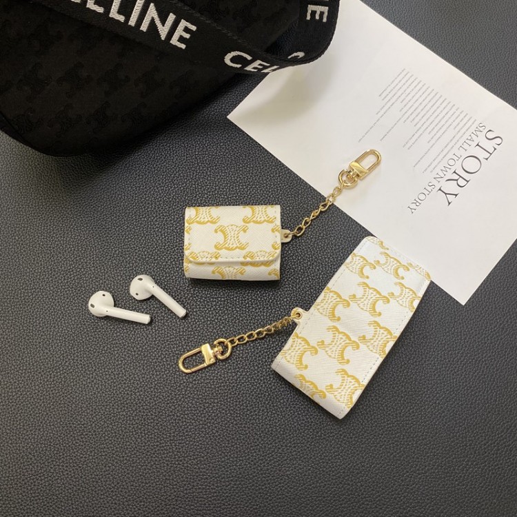 CELINE セリーヌブランドエアーポッズpro2保護ケースかわいいエアーポッズ3/2/1カバー個性メンズ向けAirPods 3/2/1ケースブランドかっこいいブランド若者オシャレエアーポッズpro2/proケース耐衝撃