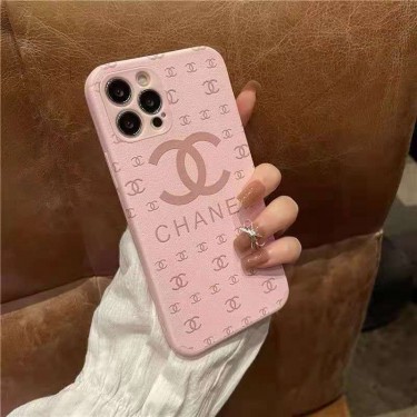 シャネル ブランド iphone 13Pro max/13Pro/13mini/13 ケース レンズカバー ココマーク柄 キレイ Chanel アイフォン12pro max/12pro/12mini/12 ソフトケース シンプル 高級感 ピンク iphone11pro/11 pro max/11/se2カバー 革紋 ソフト 耐衝撃 おしゃれ 女の子