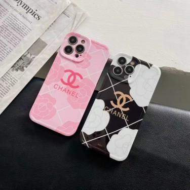 CHANEL ツバキ柄 アイフォン14pro/13pro maxケース レンズ保護 シャネル iPhone13/13proケース ブランド 手入れ安い iphone12pro maxスマホカバー 耐衝撃 アップル11pro maxケース 美しい 男女兼用