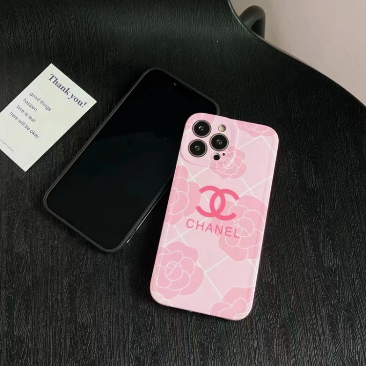 CHANEL ツバキ柄 アイフォン14pro/13pro maxケース レンズ保護 シャネル iPhone13/13proケース ブランド 手入れ安い iphone12pro maxスマホカバー 耐衝撃 アップル11pro maxケース 美しい 男女兼用