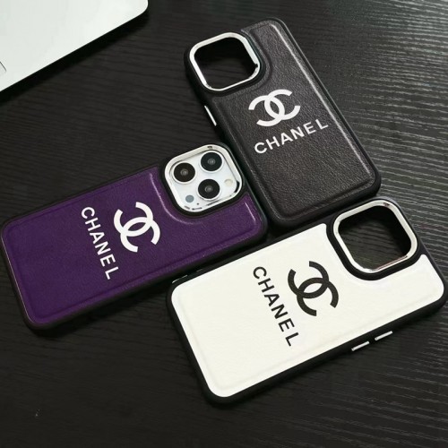 ブランド CHANEL アイフォン15+/14pro maxスマホカバー スタイリッシュ シャネル iPhone15/14/14proケース 華奢レザー iPhone14Plus/13/13pro maxケース 銀色ボタン iphone13pro/12Pro/11スマホケース 純正レザー アップル12/12pro maxカバー 衝撃保護 メンズ レディース