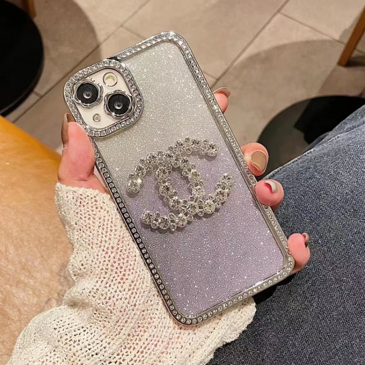 シャネル アイフォン14pro/14+ダイヤケース TPU 透明 韓国 Chanel ブランド iPhone14pro max/14カバー 衝撃吸収 耐衝撃 背面デザインケース iPhone13pro max/13pro/13スマホケース レンズ保護 画面保護 iphone 12/12/12pro maxケース 輝き かわいい 高級感 レディース