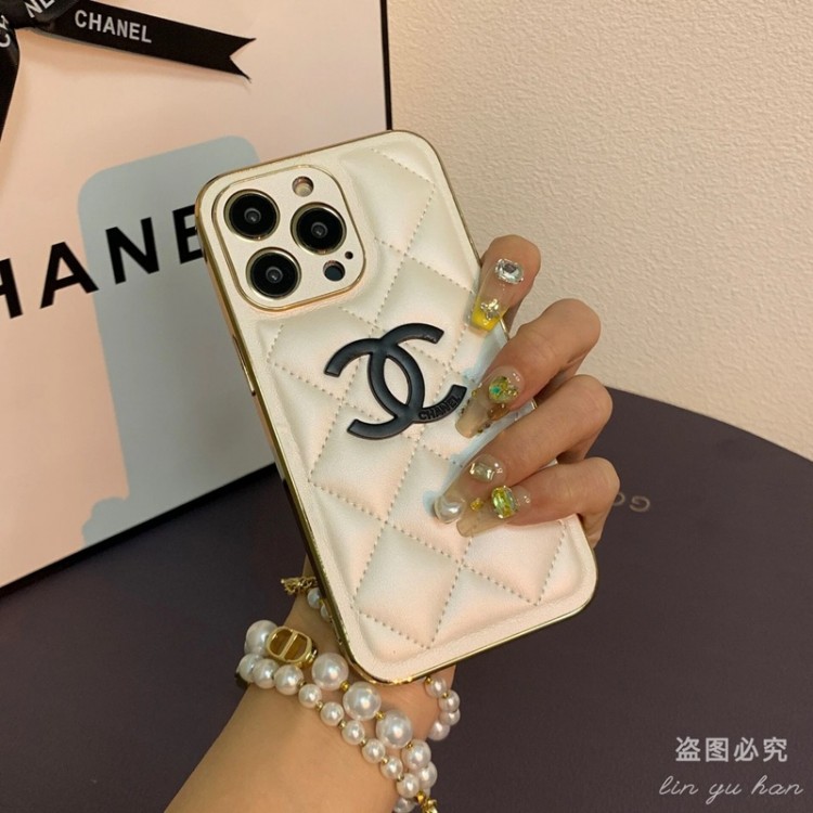 ブランドiPhone15pro/14proカバーシャネル アイフォンケース CHANEL 15plus 14plus iPhone 14 pro maxスマホケース 高級感レザー iPhone15/13/13Pro max/13PROスマホカバー メッキフレーム アップル iPhone12 pro max/12携帯ケース 全面保護 キズ防止 レディース エレガント 菱格 