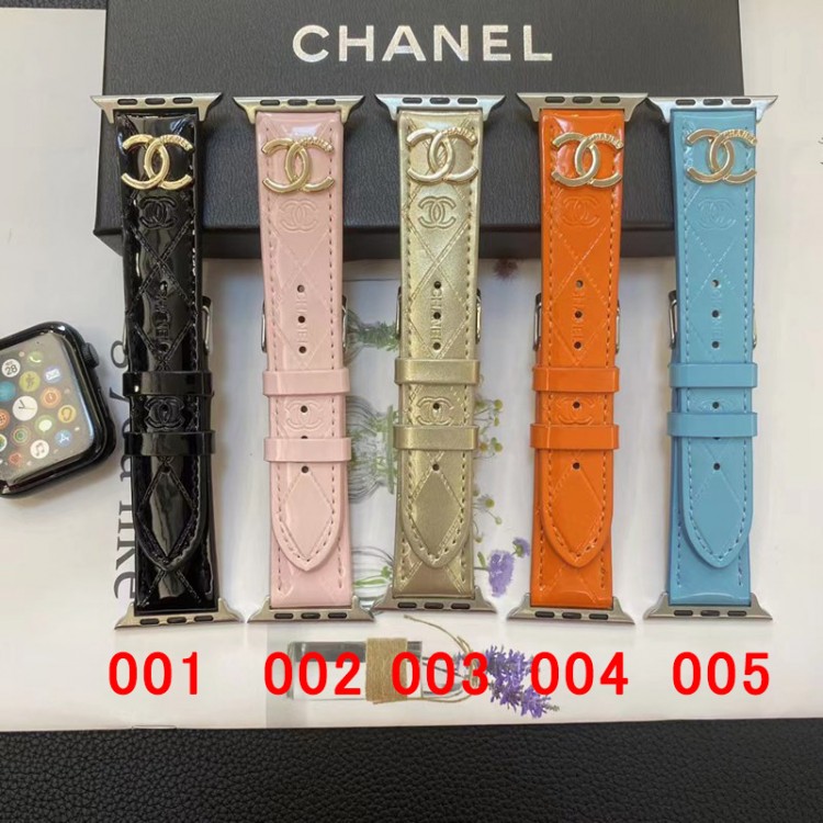 Chanel シャネル高級感 Apple Watch 8 9 ultra2  se2/6/5/4/3/2/1ベルト 軽量 フィット 通気性ハイブランドアップルウォッチ9  8/se2革ベルト 耐久性男性向けアップルウオッチ se2/7 スポーツベルト 上質ブランドiwatch 7バンド 丈夫