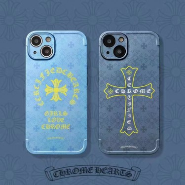 クロムハーツ iPhone13pro ケースブランド全面カバー CHROME HEARTS iPhone13pro max/13フルカバー レンズ保護 iPhone12 ケース 耐衝撃 アイフォン 12Pro maxケースオシャレ アイフォン11 Pro max ケース かわいい 可愛い ダスティカラー くすみ色 韓国 シンプル プレゼント 男女兼用