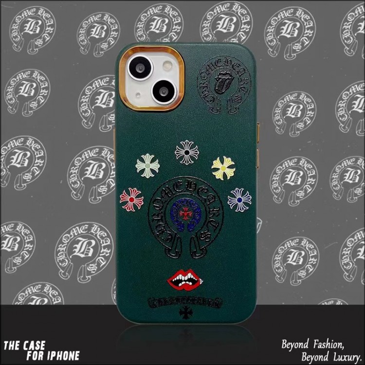 Chrome Hearts ブランド iphone 14Pro max/14Proカバー レンズ塗装加工 クロームハーツ iPhone14max/14ケース 衝撃吸収 アイフォン13pro max/13ケース 全面保護 キズ防止 iphone13pro/12pro max/12ケース 耐久性  精緻な工芸 メンズ レディース