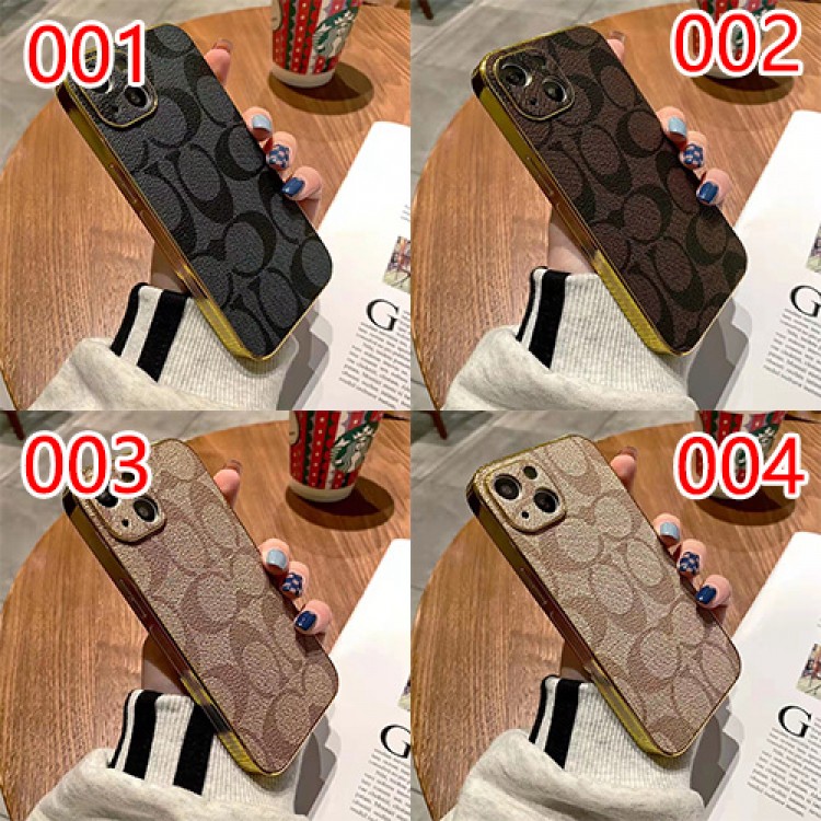 ブランドCoach アイフォン14pro/14max/14promax/14ケース 定番GG柄 コーチiPhone13/13pro/13Pro maxケースフレームメッキ加工 高級感 コーチ アイフォン12pro/12pro max/12レザーカバー 耐衝撃 傷防止 IPHONE11pro max/11pro/11ケース 放熱性よい 簡約 ビジネス 通勤 メンズ