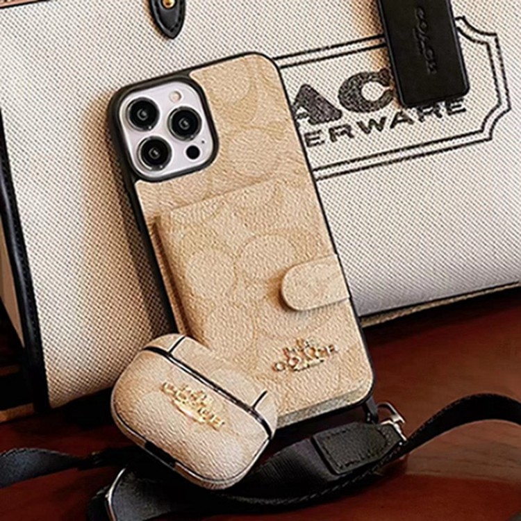 Coach コーチブランドアップル15+ 14proケース激安パロディブランドアイフォン15plus 14プロマックスマホカバー男女兼用芸能人愛用するブランドアイフォン15 14 proケースカバー