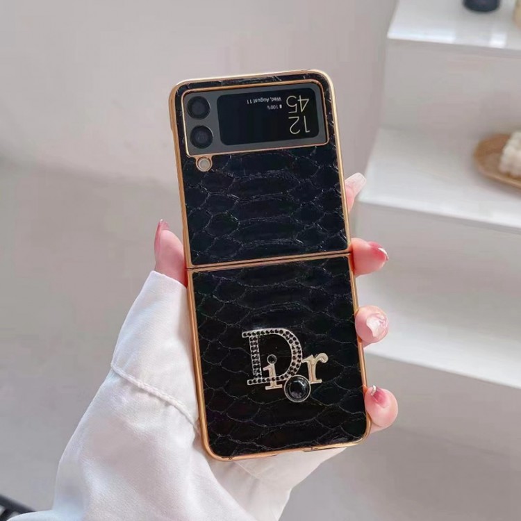 ブランドGalaxy z flip3 ケースDior 純正 ワニ紋 ディオール Samsung Z Fold4スマホカバー 液晶保護フィルム付き ギャラクシー Z Flip3/Fold3ケース 男女兼用 高級2重構造 人気 galaxy z flip3 5g ケース 耐衝撃 薄型 電気メッキ おしゃれ 