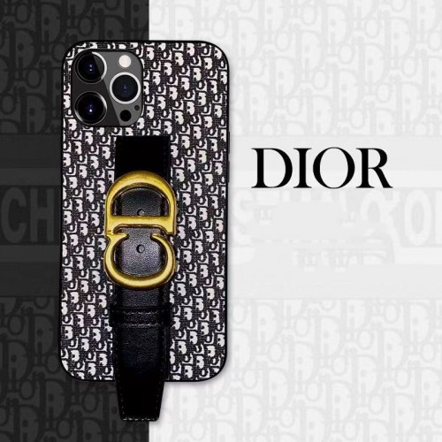 ディオールスマホケース iphone14 プロマックス レザーベルト付き アイフォン14plus/14proカバーケース 金具ロゴ ブランド iphone 13 miniケース Dior 華奢 アップル13 12 pro maxスマホケース 耐衝撃 iphone 11 pro/x/xs maxカバー 持ち運び安い レディース