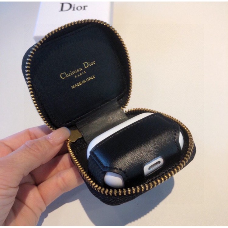 Dior ディオールブランドエアーポッズpro2 4 3 2 max保護ケースairpods pro max 4 3カバー 軽量 紛失防止メンズ向けAirPods 4/3/2/1ケースブランドかっこいいブランド若者オシャレエアーポッズ4 3 pro2/proケース耐衝撃