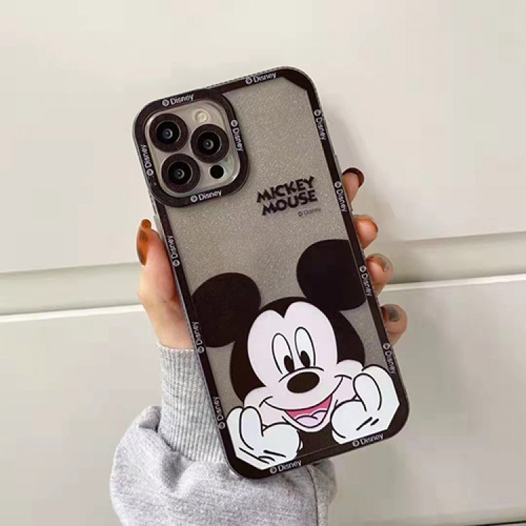 DISNEY かわいい IPhone13/13pro/13pro max携帯カバー 耐衝撃 キュートミッキーマウスIPHONE12Pro/12/12pro maxケース キラキラ 傷防止 ミニマウス iphone11pro/11pro max/11/se2カバー 大人気 ファッション 男女愛用