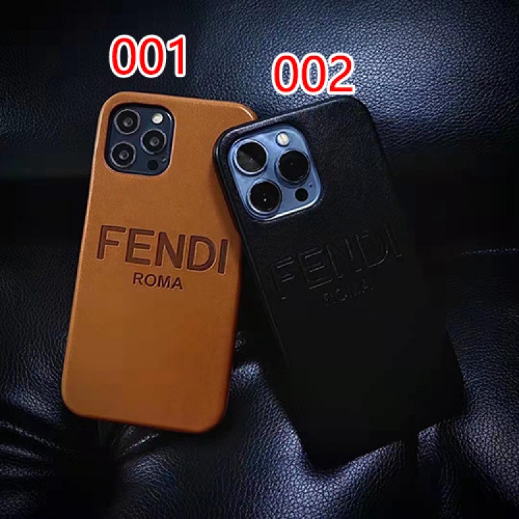 ブランドFendi 高級革 iPhone13pro max/13proスマホケース 高級感 ビジネス フェンディ アイフォン13/13mini/12Pro max/12proカバー ロゴ型押し加工 ファッション iphone12/11pro/xr/se2/11pro max保護ケース 高品質 メンズ 通勤 レディース