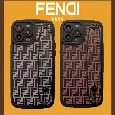 ブランド iphone14/13pro maxケースフェンディ 耐衝撃 Fendi アイフォン13Pro/13カバー 定番モノグラム柄 iphone12proケース 携帯便利ベルト付きIPHONE11pro maxソフトケース 柔らかい フィット高級感溢れ