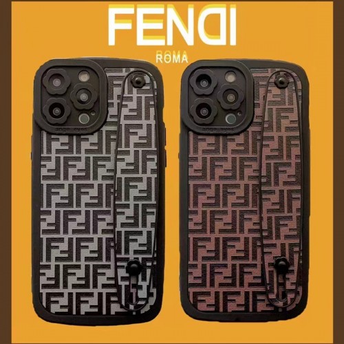 ブランド iphone14/13pro maxケースフェンディ 耐衝撃 Fendi アイフォン13Pro/13カバー 定番モノグラム柄 iphone12proケース 携帯便利ベルト付きIPHONE11pro maxソフトケース 柔らかい フィット高級感溢れ