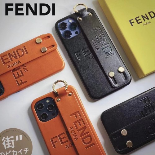 ブランド iphone14/14pro maxケースフェンディ 純正レザー 耐衝撃 Fendi アイフォン14Pro/14PLUSカバー 革ベルト付き iphone13pro/13ケース 落下防止 IPHONE13pro max/12ソフトケース 柔らかい フィット 高級感溢れ