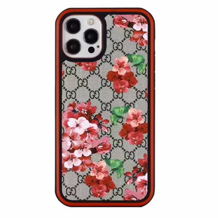 Gucci 定番プリント柄 iPhone14/13PRO MAXケース 厚いフレーム 耐衝撃 グッチ iPhone13pro/13ケースブランド かわいい ミッキマウス柄 アイフォン12pro maxスマホカバー キズ防止 iphone12proケース 通気性 IPHONE11pro max/11ケース 軽量 スリム 男女兼用