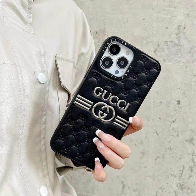 ブランド グッチ アイファン14pro/14plusケース 華やかなレザー Gucci iPhone 14/14pro maxスマホカバー 贅沢モノグラム柄 iPhone 13pro max /13pro/13携帯ケース 衝撃吸収 iPhone 12/12 pro/12pro max ケース シルバーロゴ 軽量 おしゃれ 高級感 メンズ レディース