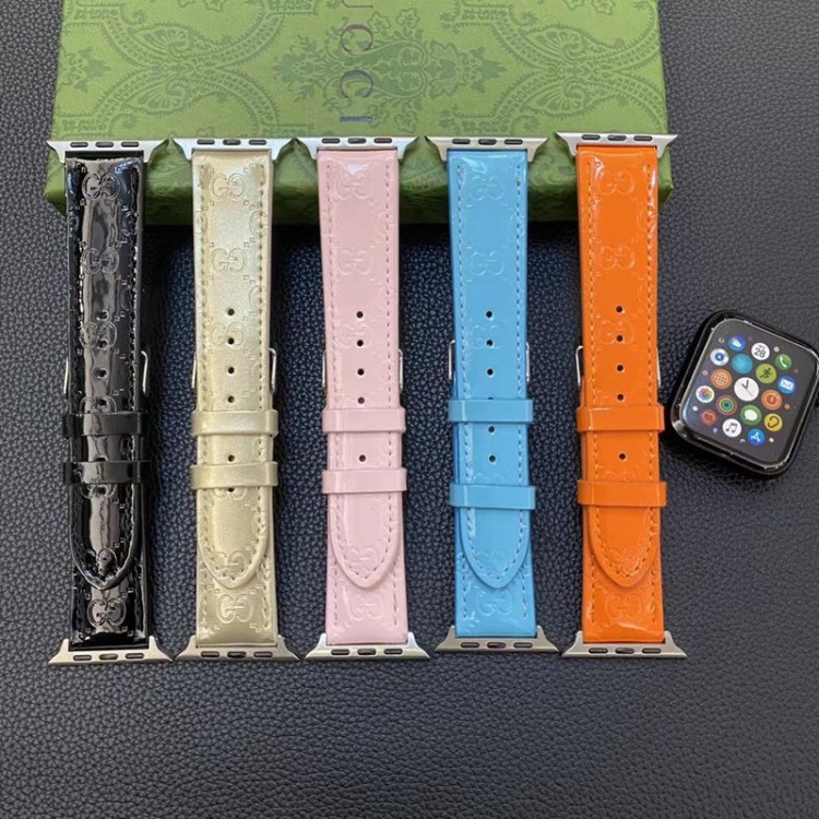 Gucci グッチ アップルウォッチ ultraブランドベスト高級感 Apple Watch se2/6/5/4/3/2/1ベルト 軽量 フィット 通気性男性向けアップルウオッチ se2/7 スポーツベルト 上質Apple Watch ultra/8/7/6ブランドベルト 流行り