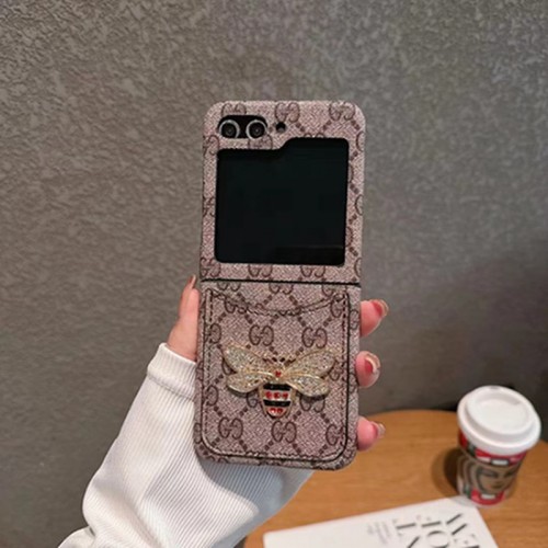 Gucci グッチブランドギャラクシーz flip4 5 fold5 4 3スマホカバースムーズ高級感galaxy z fold5 4 3ケースハイブランドブランドスマホケース男女兼用ブランド落下保護galaxy z flip3 4 5携帯カバーレディース