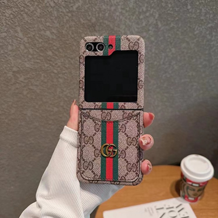 Gucci グッチブランドギャラクシーz flip4 5 fold5 4 3スマホカバースムーズ高級感galaxy z fold5 4 3ケースハイブランドブランドスマホケース男女兼用ブランド落下保護galaxy z flip3 4 5携帯カバーレディース