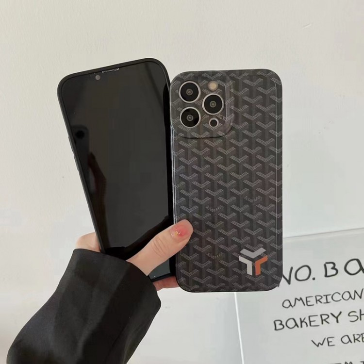 ゴヤール iphone14/13pro保護カバー 耐衝撃 Goyard ブランド 定番 IPHONE13pro maxケース オシャレ アイフォン12pro max/12カバー 高品質 手入れ安い iphone11pro maxケース 薄型 通気性