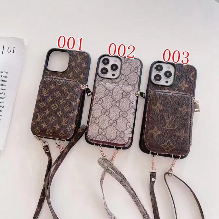 Gucci ブランド iPhone14/14proカバー 落下防止 ルイヴィトン iphone14pro max/14+スマホケース 肩首に掛け Galaxy s22+/s22ultra/s21/s20u/note20ultraケース 耐衝撃 フィット アイフォン13pro/12pro max/11ケース 収納型 オシャレ 高品質