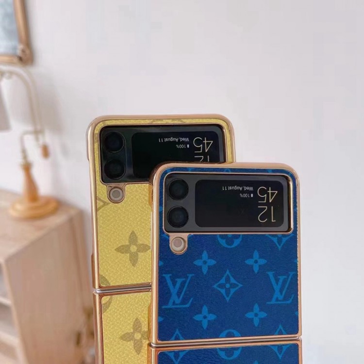 Louis Vuitton ブランド GALAXY Z Fold4 5 2022ケース 定番モノグラム ルイヴィトン Galaxy zflip4 5 保護カバー 枠 電気加工 おしゃれ ギャラクシーFold3/flip3 4 5 ケース 軽量 フィット 放熱性よい 簡約 メンズ 女の子