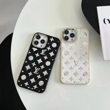 ルイヴィトン アイファン14pro携帯カバー 華やかなモノグラム柄 LOUIS VUITTON iPhone14pro max/14plusケース ブランド メッキ加工 iPhone14/13/13proケース レザー輝き iPhone13pro max/12pro/12/12promaxカバー  高品質 おしゃれ 男女