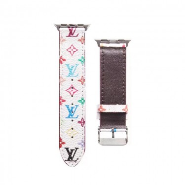 ルイヴィトン/LV アップルウォッチ ultra バンド 耐用性 レザーベルト ブランド Apple Watch 8/7/se2ベルト 人気モノグラム柄 apple watch 6/5/4/3/2/1バンド カラフル 可愛い レディース メンズ 38~49mm 高品質 調整可能 ファッション