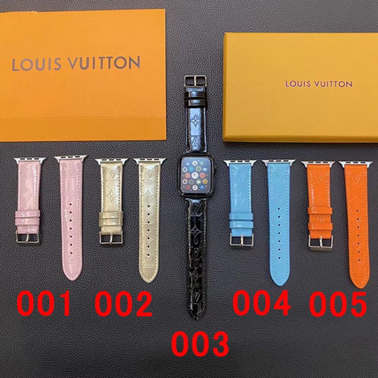 Lv ルイヴィトンブランド Apple Watch ultra 2 49mm バンド 華奢革 交換バンド アップルウォッチ8 9 7 ultraブランドベストハイブランドアップルウォッチ9  8/se2革ベルト 耐久性男性向けアップルウオッチ se2/7 スポーツベルト 上質