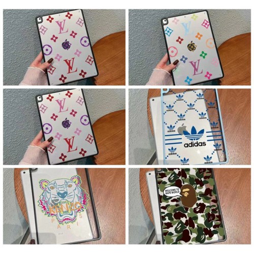 Lv ルイヴィトン Adidas アディダス Kenzo ケンゾー BAPE エイプブランド アイパッド10/9/8カバー 耐衝撃ハイブランド iPad AIR 5 2023世代ケース手帳型 ケース全面保護 ブランド アイパッド ポロ12.9/11インチソフトケース 耐用性 オシャレハイブランド アイパッド10 2023ケース激安