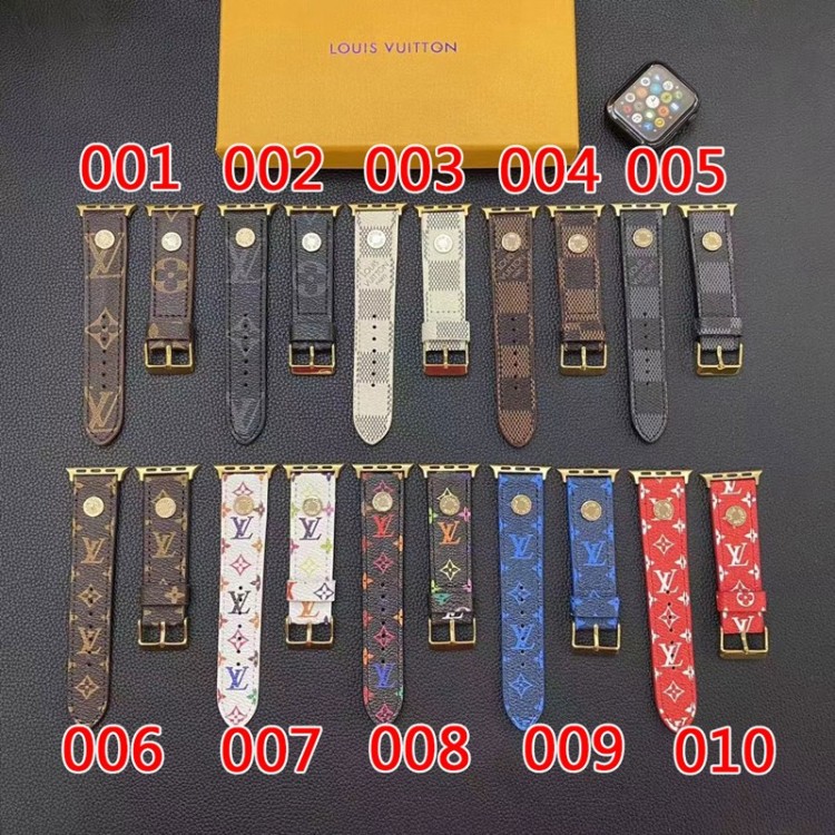 Lv ルイヴィトン アップルウォッチ ultraブランドベスト高級感 Apple Watch9 8 7 ultra 2  se2/6/5/4/3/2/1ベルト 軽量 フィット 通気性ハイブランドアップルウォッチ 8/se2革ベルト 耐久性ブランド apple watch ultra シリコンバンド 痛くない