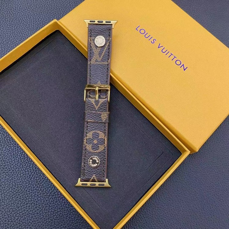 Lv ルイヴィトン アップルウォッチ ultraブランドベスト高級感 Apple Watch9 8 7 ultra 2  se2/6/5/4/3/2/1ベルト 軽量 フィット 通気性ハイブランドアップルウォッチ 8/se2革ベルト 耐久性ブランド apple watch ultra シリコンバンド 痛くない