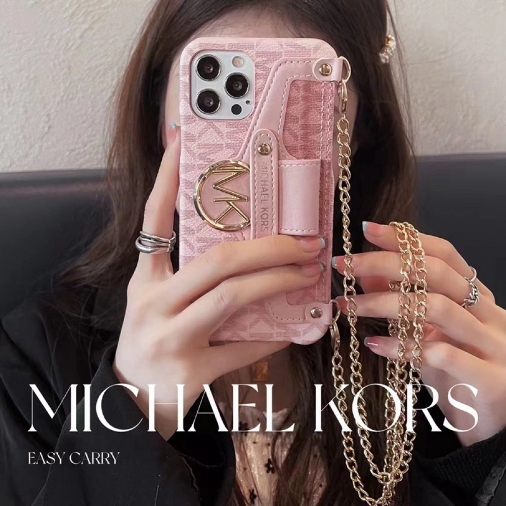 iPhone14 MICHAEL KORS ブックタイプケースiPhoneアクセサリー