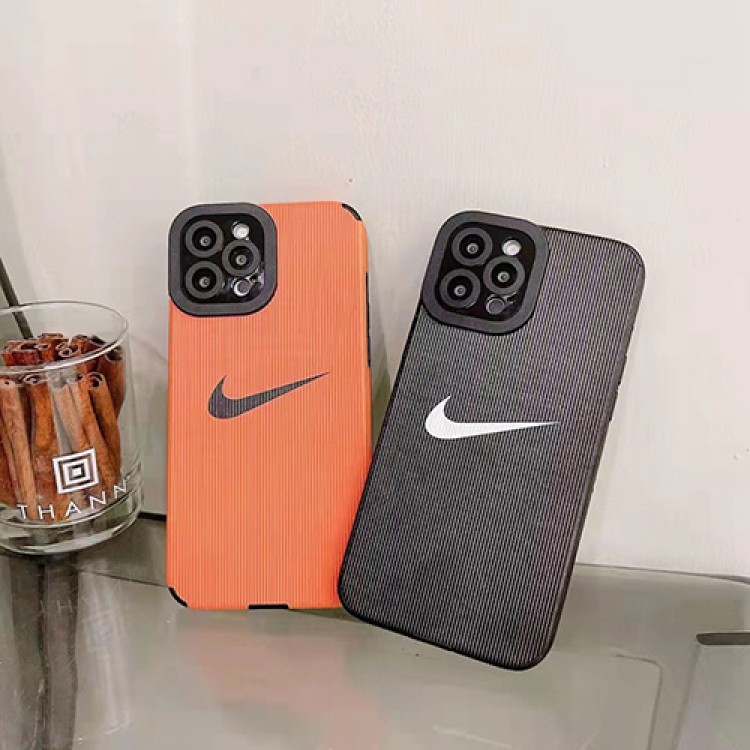 ファッション ブランド Nike 流行り iPhone13pro max/13pro/13ケース ストライプ 革紋 滑り止め ナイキ iphone12pro/12pro max/12フルカバー 落下保護 カッコイイ アイフォン11pro max/11pro/11携帯ケース 放熱性よい 高品質 激安