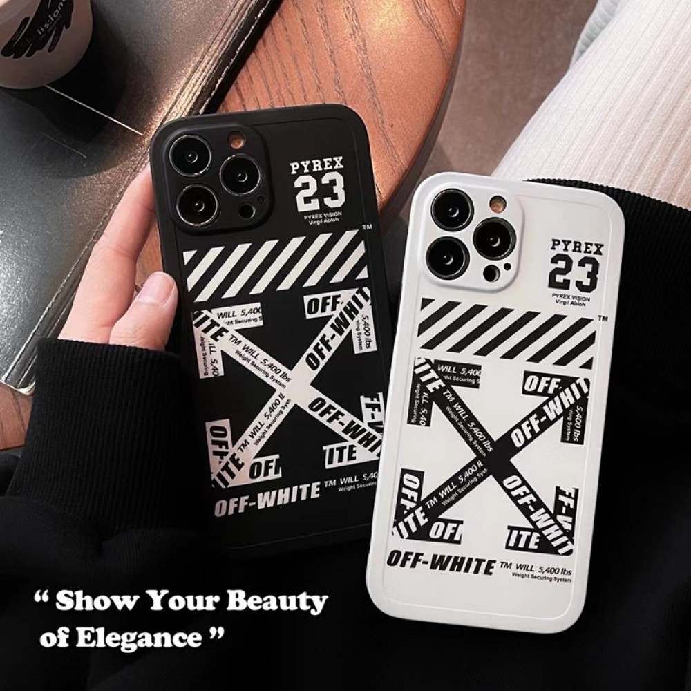 Off-white iphone 14/13/12 mini/12 pro maxケース おしゃれ オフ 