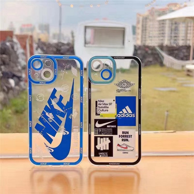 NIKE アイフォン13/13proクリアカバー 流行り ナイキiphone13pro max ケース ブランド 耐衝撃 おしゃれ iPhone12pro max携帯カバー 個性タグ柄 iphone11pro/11ケース 大人気ファッション