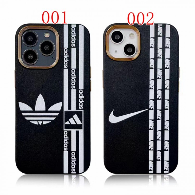 NIKE アイフォン14pro/14plusケースブランド メンズ 流行り アディダス iphone14Pro max/14カバー 二層保護 ナイキ iphone13/13proケース 耐衝撃 メッキ iPhone12pro max/12pro携帯カバー 個性柄 滑り止め ファッション