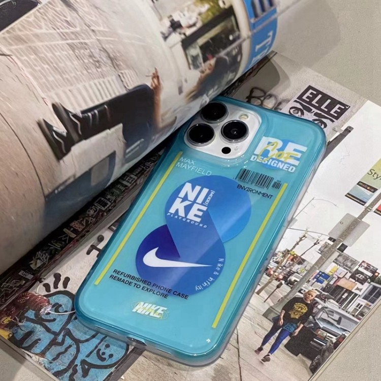 NIKE ブランド iphone14pro maxソフトケース 衝撃吸収 ナイキ アップル14pro/14/14plusスマホカバー 潮流スタイル iPhone13/13Pro max/13PROケース 四角保護 ファッション 人気  iphone12pro/12pro max/11ケース 軽量 メンズ