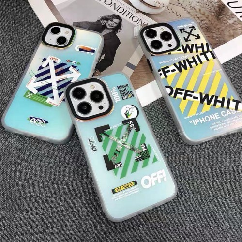 ブランド オフホワイト iPhone13pro maxクリアケース 透明 クリア off-white アイフォン13pro/13カバー 韓国 シンプル 個性的 IPHONE12/12promaxトレンド ケース 可愛い おしゃれ iPhone11proケース 耐衝撃 iPhone11Pro maxスマホケース 携帯ケース