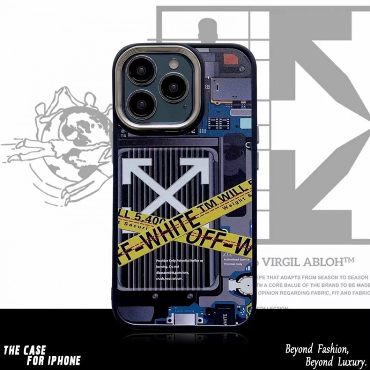 ブランド off-white アップル13/13proカバー 流行り オフホワイト iPhone 13pro max/12ケース スムーズ対応 ファッション アイフォン12pro max/11pro カバー 個性 耐衝撃カバー 男性 レディース