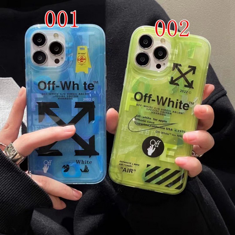 オフホワイト ブランド iphone14pro maxソフトケース 潮流スタイル  off-white アップル14pro/14/14plusスマホカバー 衝撃吸収 iPhone13/13Pro maxケース 落下保護 ファッション 人気  iphone12pro/12pro max/11ケース 軽量 メンズ