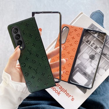 LV ブランドギャラクシーzflip3スマホカバー シンプル 贅沢 ヴィトン Galaxy zfold3 革ケース 耐久性 男女兼用 samsung zfold2/zflipカバー 軽量 オシャレ 激安