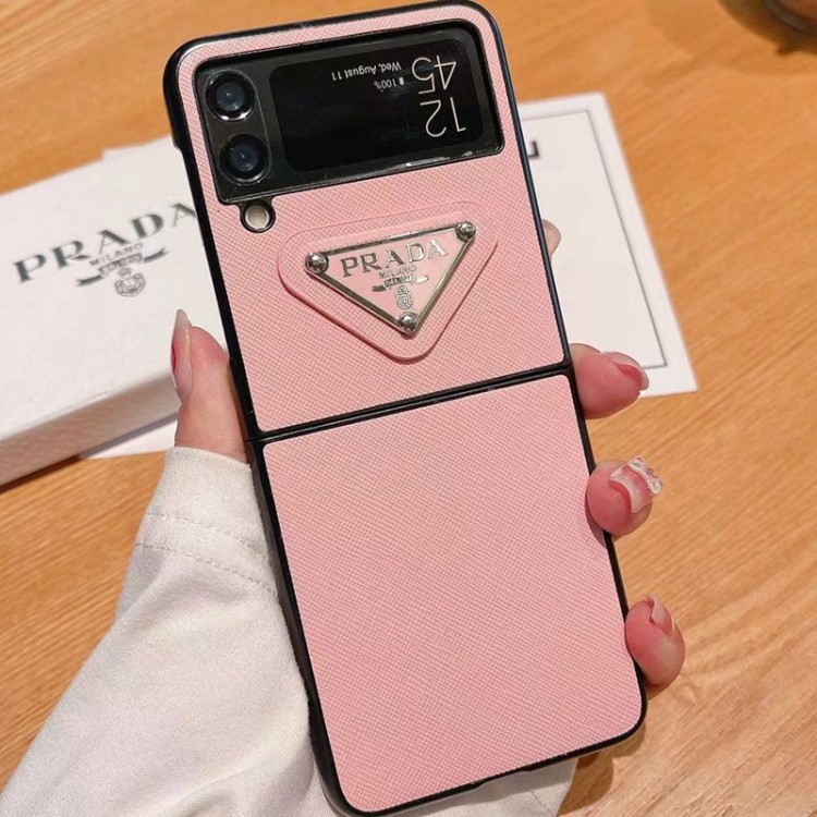 プラダ Galaxy z fold3/zflip3ケース 落下保護 ハイブランド PRADA ギャラクシーz flip/zfold保護カバー 簡約スタイル 高級感 GALAXY Z Fold3ケース 耐久性 軽量 オシャレ 大人気 メンズ ビジネス 女性